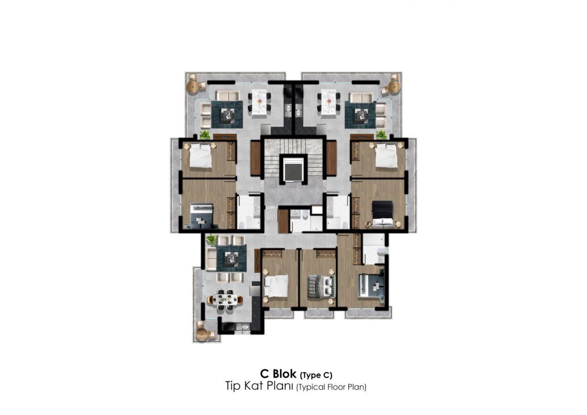 New residential complex in Northern Cyprus with spacious layout - Umbrella Group - Photo 20