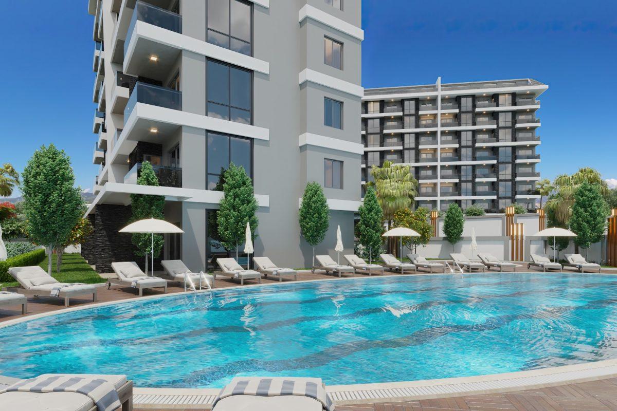 New residential complex in Turkey next to the pine forest in the area of Avsallar, Alanya (Plans 1+1, 2+1, 3+1) - Umbrella Group - Photo 10