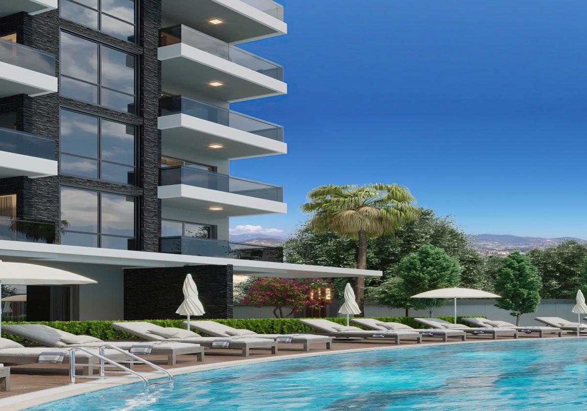 New residential complex in Turkey next to the pine forest in the area of Avsallar, Alanya (Plans 1+1, 2+1, 3+1) - Umbrella Group - Photo 8