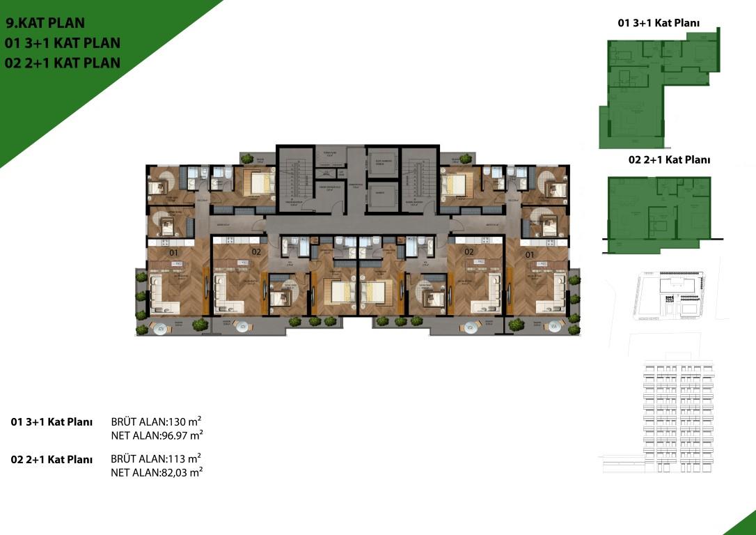 New modern project by the sea in Mersin, 250 m to the beach - Umbrella Group - Photo 18