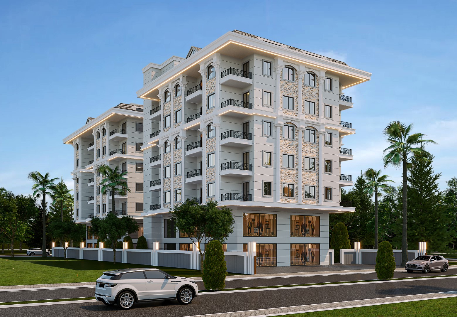 Boutique - complex 100 meters from the beach in the area of Mahmutlar - Umbrella Group