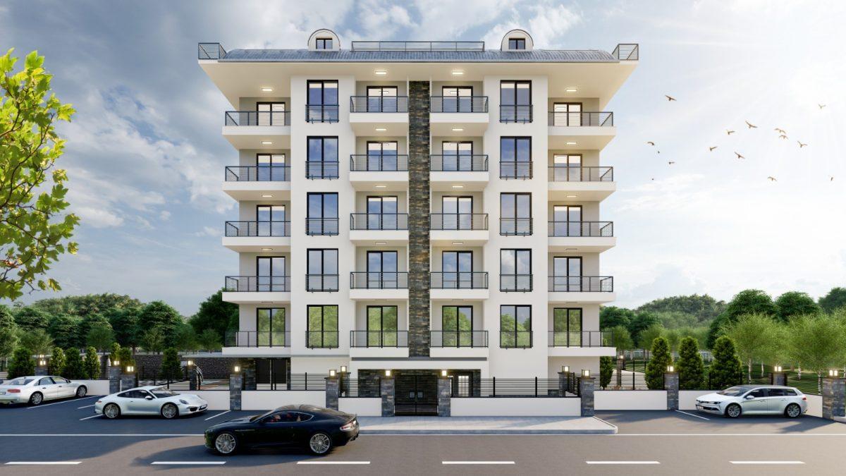 Modern five-storey residential complex in Turkey in the area of Okurdjalar (area 63-180 m²) - Umbrella Group