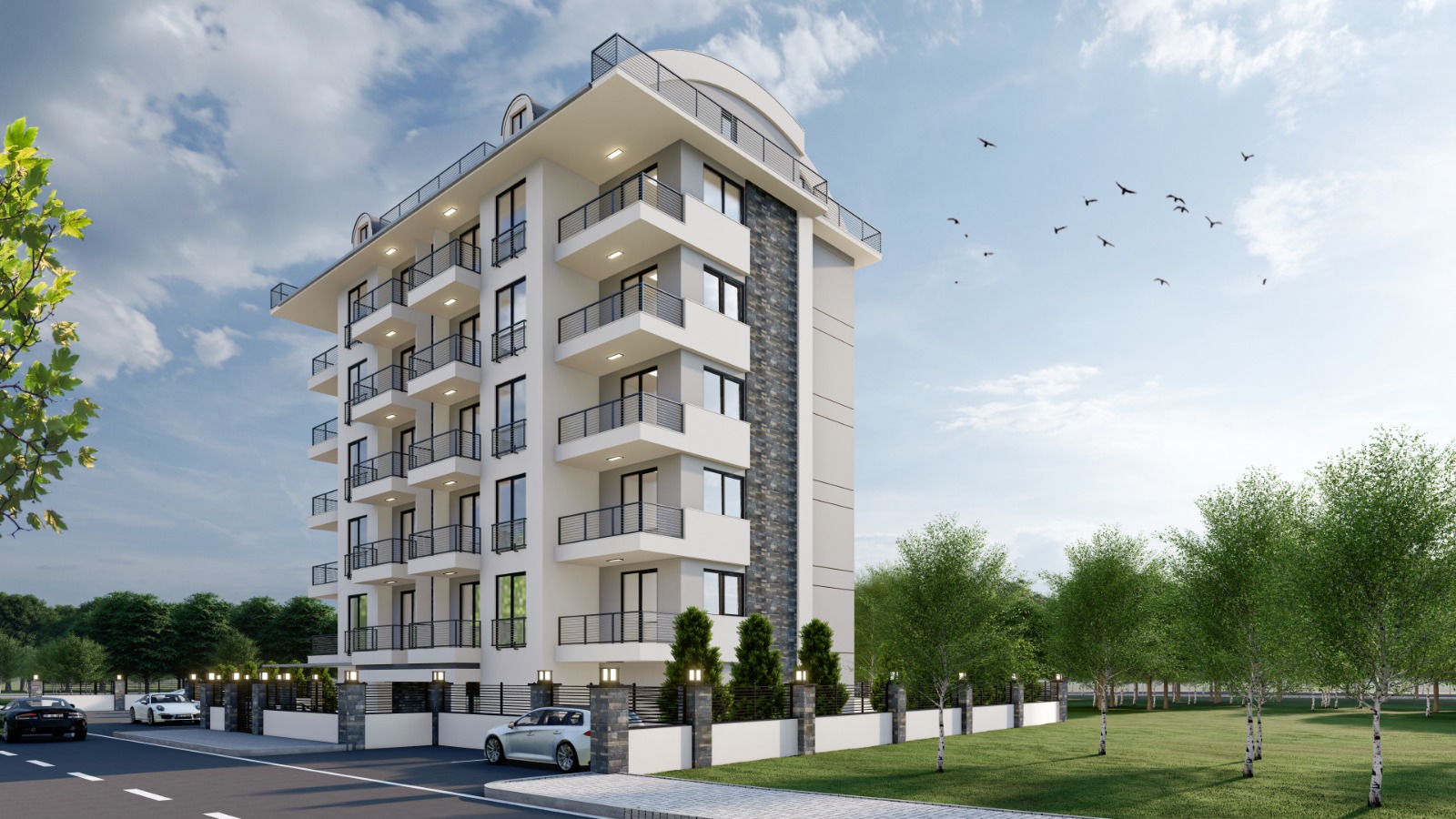 Modern five-storey residential complex in Turkey in the area of Okurdjalar (area 63-180 m²) - Umbrella Group - Photo 6