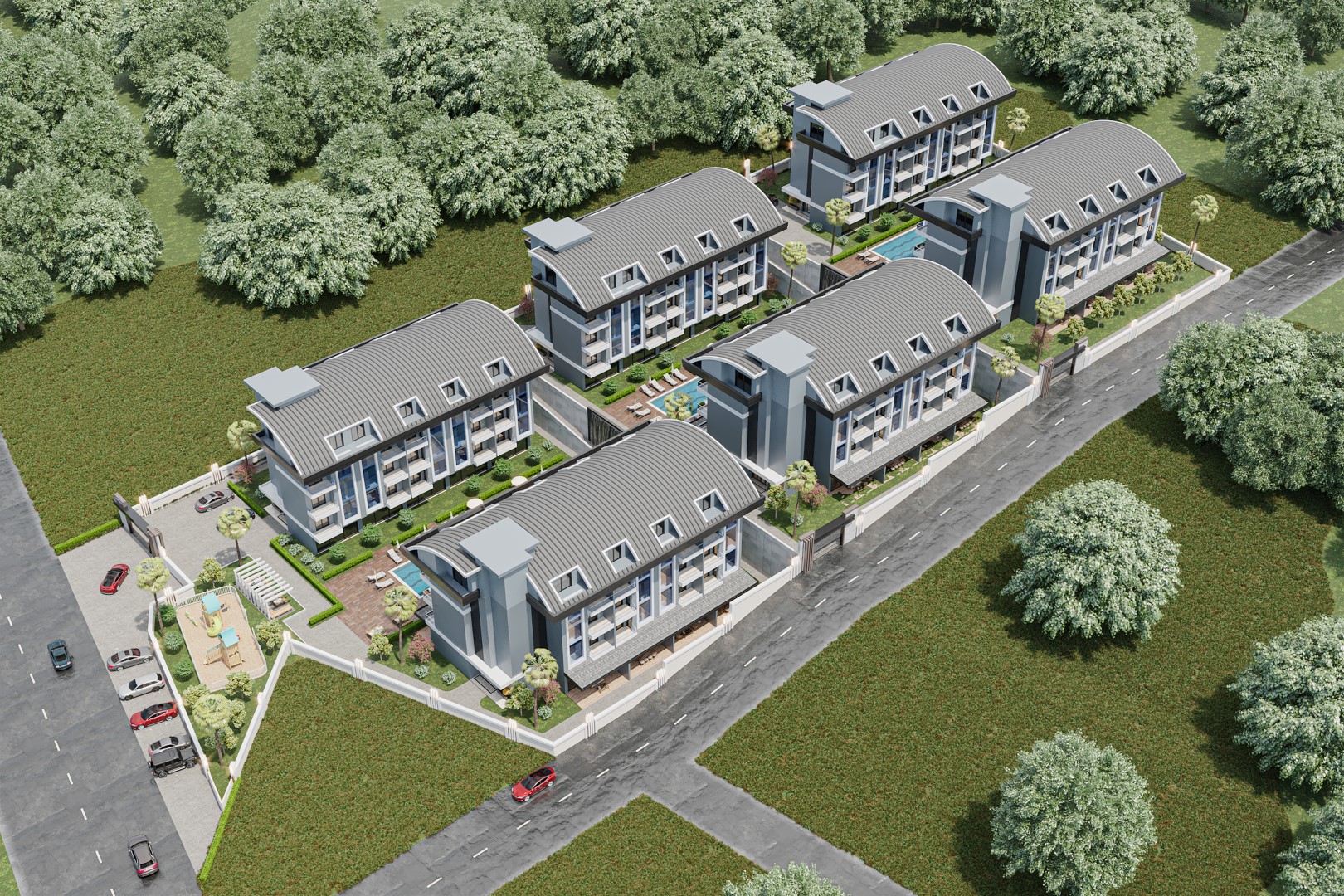 New modern project with diverse infrastructure in Avsallar district, Turkey - Umbrella Group - Photo 9