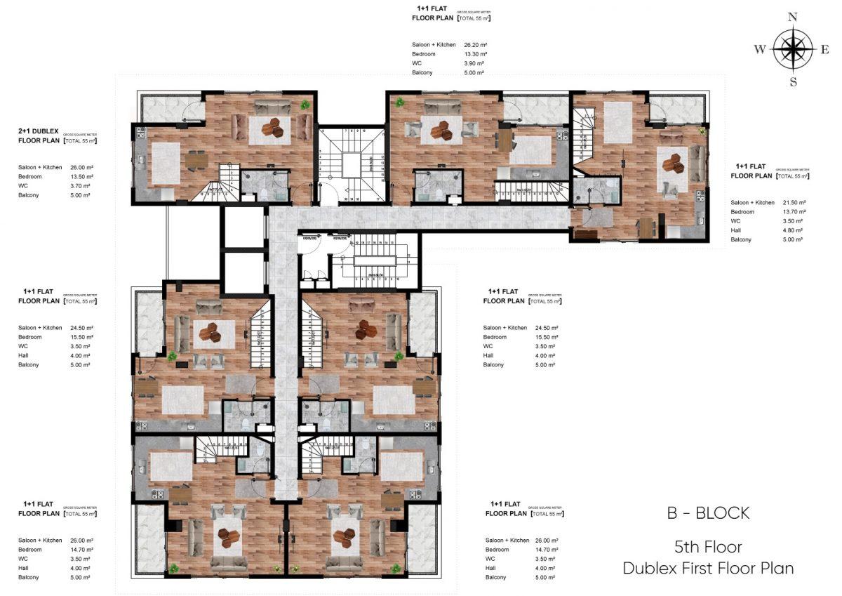Boutique - complex 100 meters from the beach in the area of Mahmutlar - Umbrella Group - Photo 24