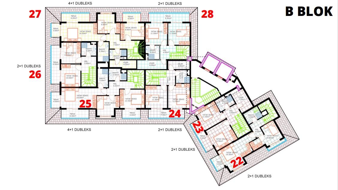 Modern residential complex under construction in Oba district - Umbrella Group - Photo 23