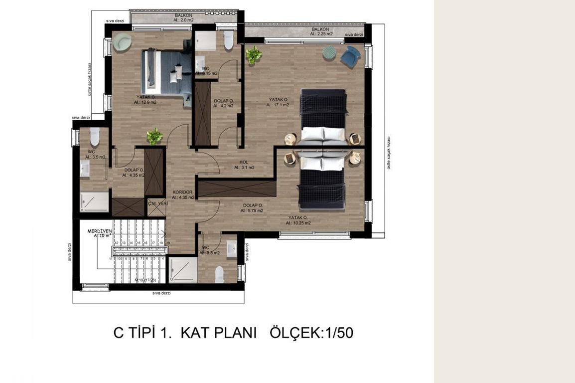 Complex of spacious villas with 3+1 apartments in Cyprus - Umbrella Group - Photo 20