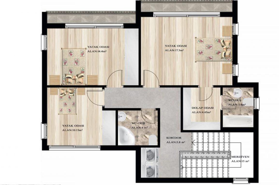 Complex of spacious villas with 3+1 apartments in Cyprus - Umbrella Group - Photo 19