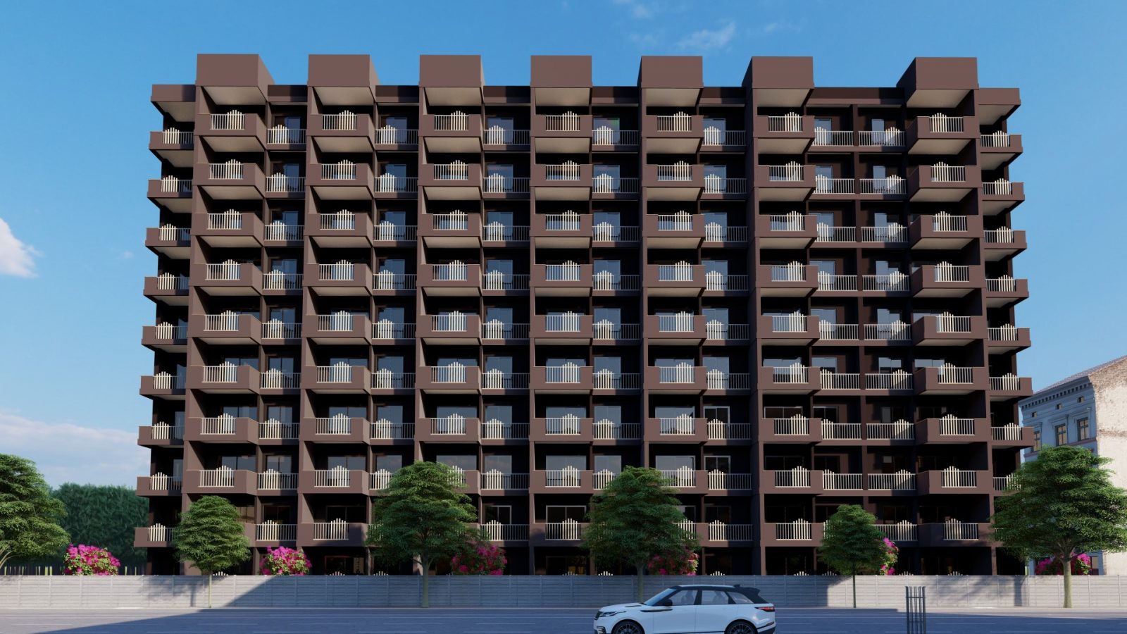 New residential complex in Mersin with plans 1+1, 2+1 - Umbrella Group
