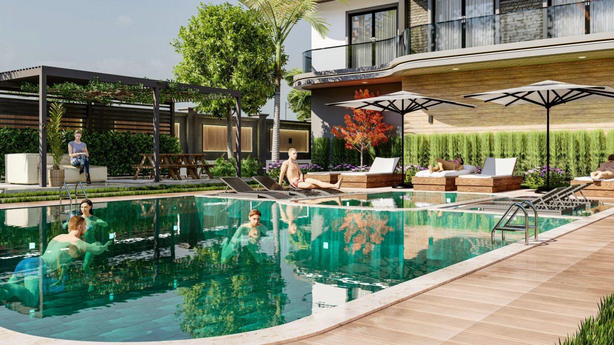 New cozy residential complex in Turkey, 200 meters from the sea in the area of Kestel - Umbrella Group - Photo 4