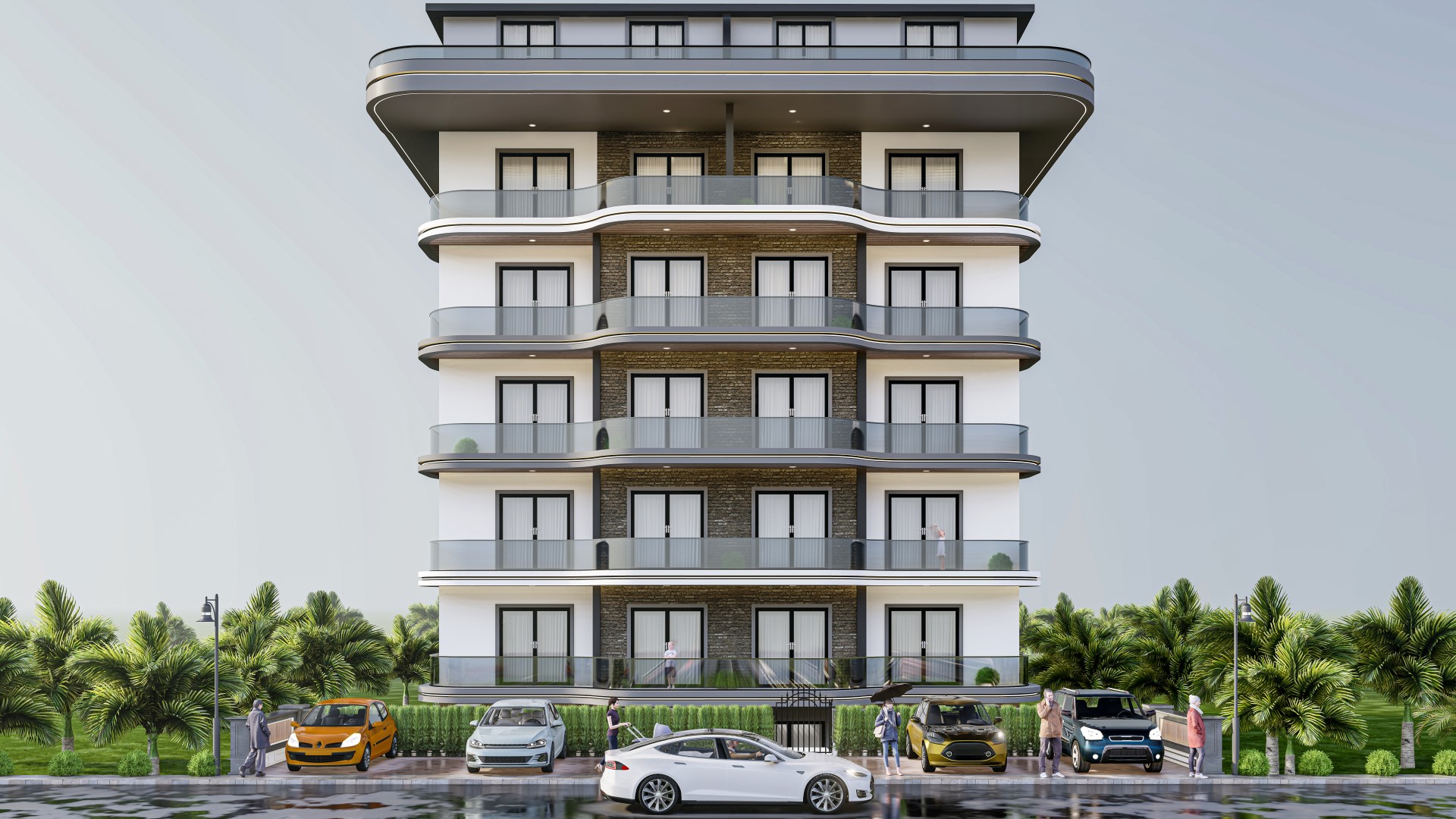 New cozy residential complex in Turkey, 200 meters from the sea in the area of Kestel - Umbrella Group