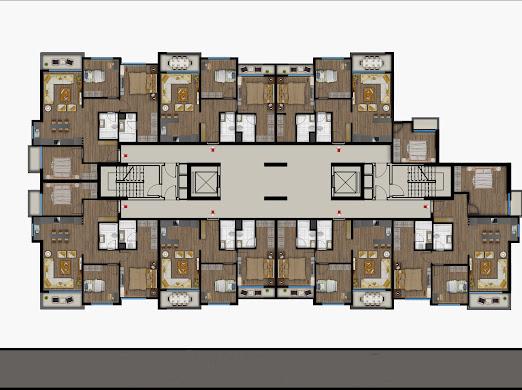 Residential complex with spacious apartments 2+1 and 3+1 in Teja, Mersin - Umbrella Group - Photo 12