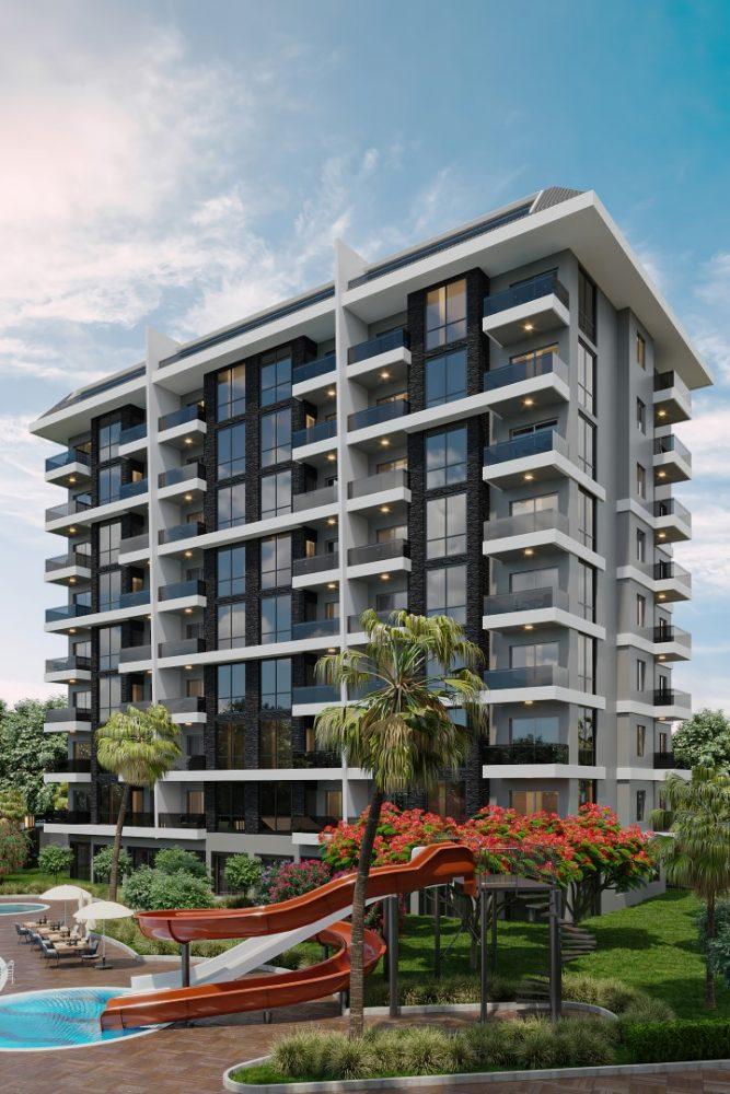 Modern project in Turkey at the construction stage, in the district of Pajallar, Alanya - Umbrella Group - Photo 3
