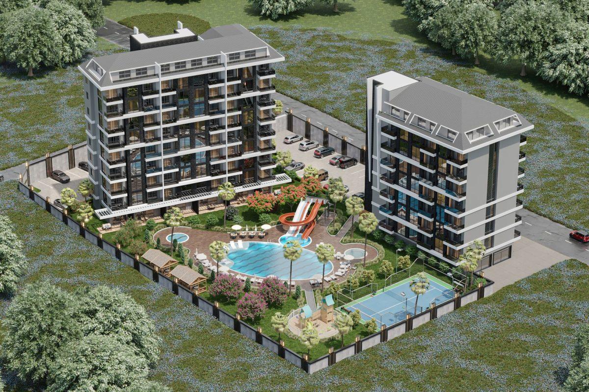 Modern project in Turkey at the construction stage, in the district of Pajallar, Alanya - Umbrella Group - Photo 11