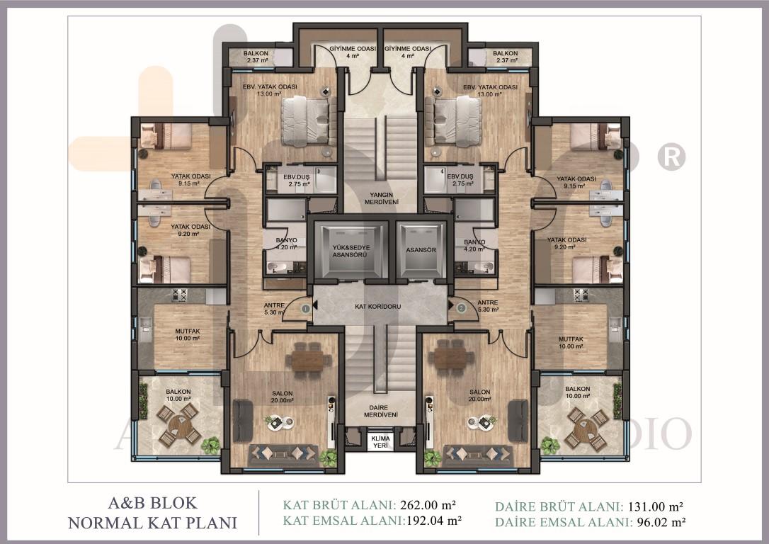 Project in Mersin with four bedroom apartments - Umbrella Group - Photo 8