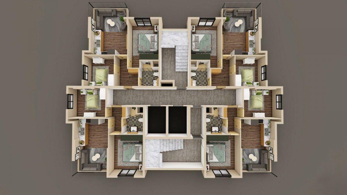 Project with 2+1 apartments in Yenishehir district - Umbrella Group - Photo 10