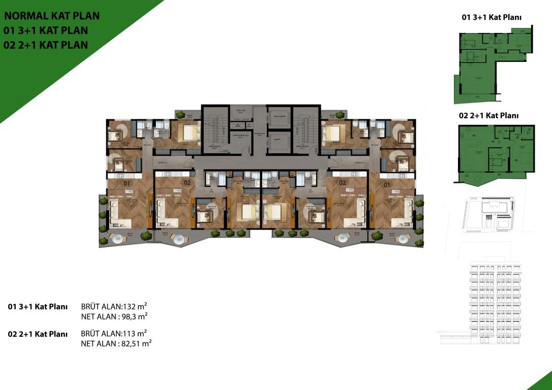 New modern project by the sea in Mersin, 250 m to the beach - Umbrella Group - Photo 16