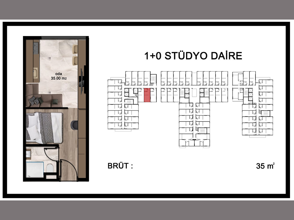 New cozy residential complex in Tomyuk district, with plans 0+1,1+1,2+1 - Umbrella Group - Photo 13