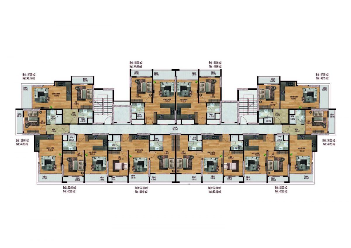Residential complex in Mezitli area near the sea - Umbrella Group - Photo 14
