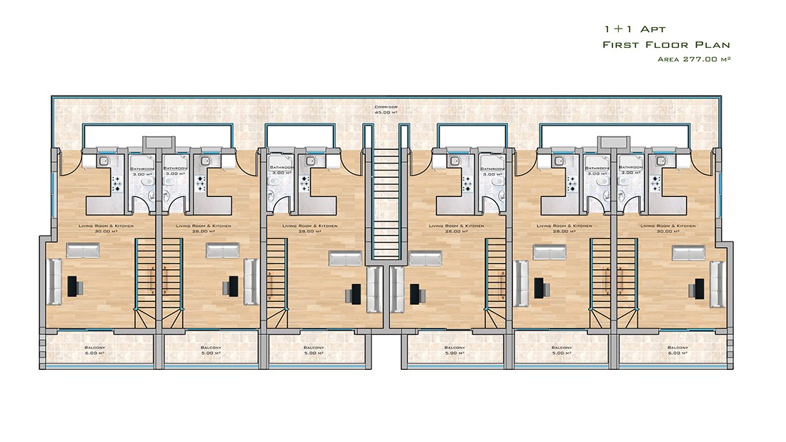 Luxury residential complex with sea view of Iskele area - Umbrella Group - Photo 20