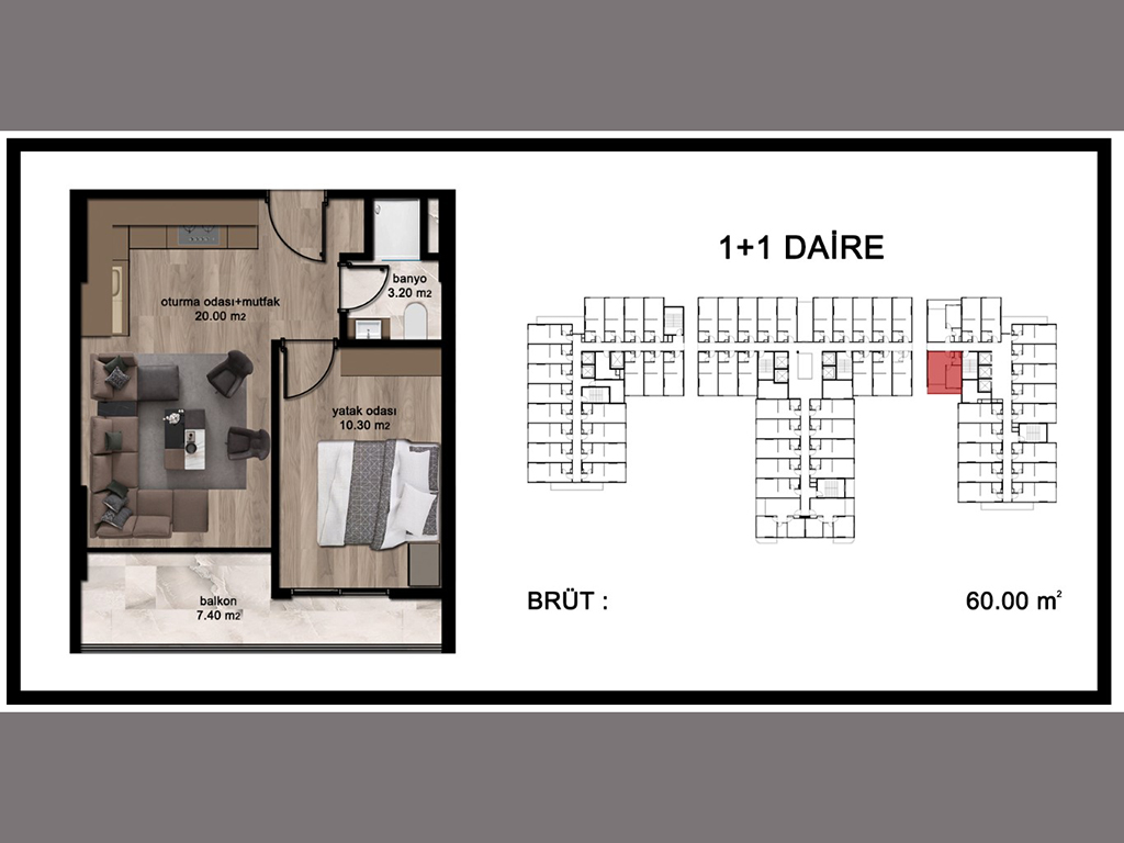 New cozy residential complex in Tomyuk district, with plans 0+1,1+1,2+1 - Umbrella Group - Photo 14