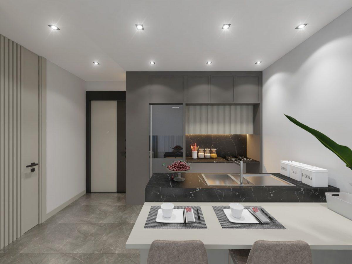 New residential complex in a quiet area of the city of Mersin, with plans 1+1, 2+1 and 3+1 - Umbrella Group - Photo 12