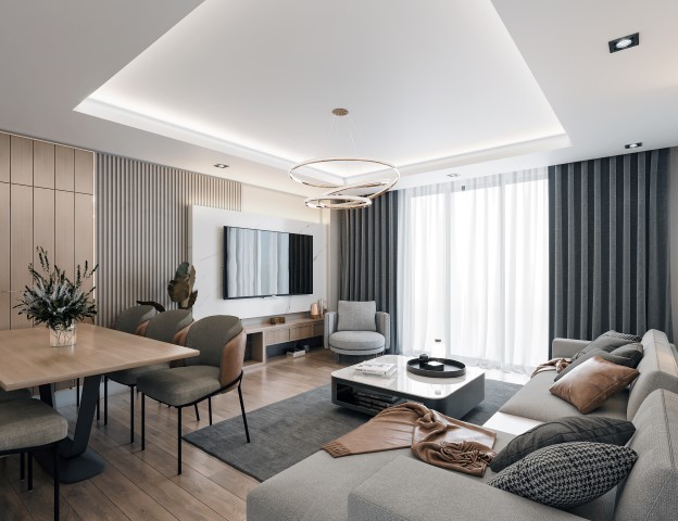 Project of a modern residential complex in Istanbul, apartments 1+1, 2+1 - Umbrella Group - Photo 12