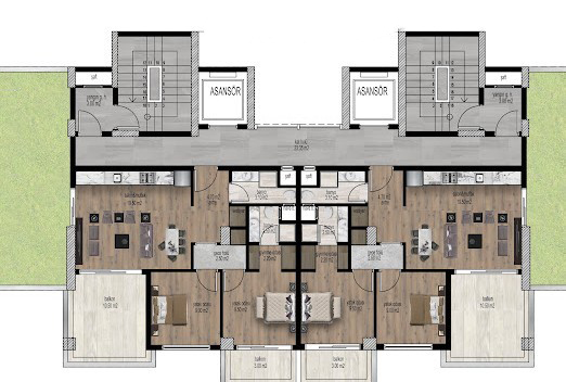 New 2+1 apartment complex in Mezitli district - Umbrella Group - Photo 13