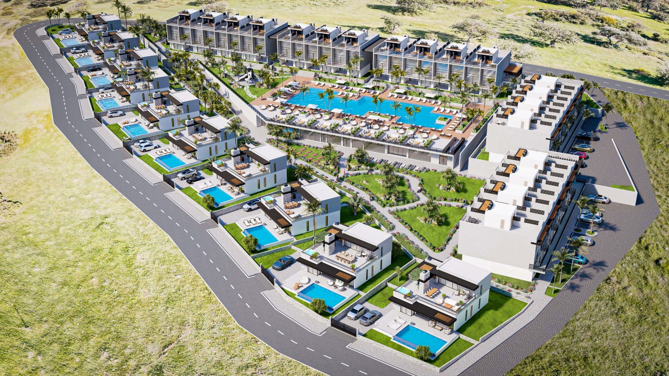 Luxury loft residential complex in Northern Cyprus, Tatlisu area - Umbrella Group