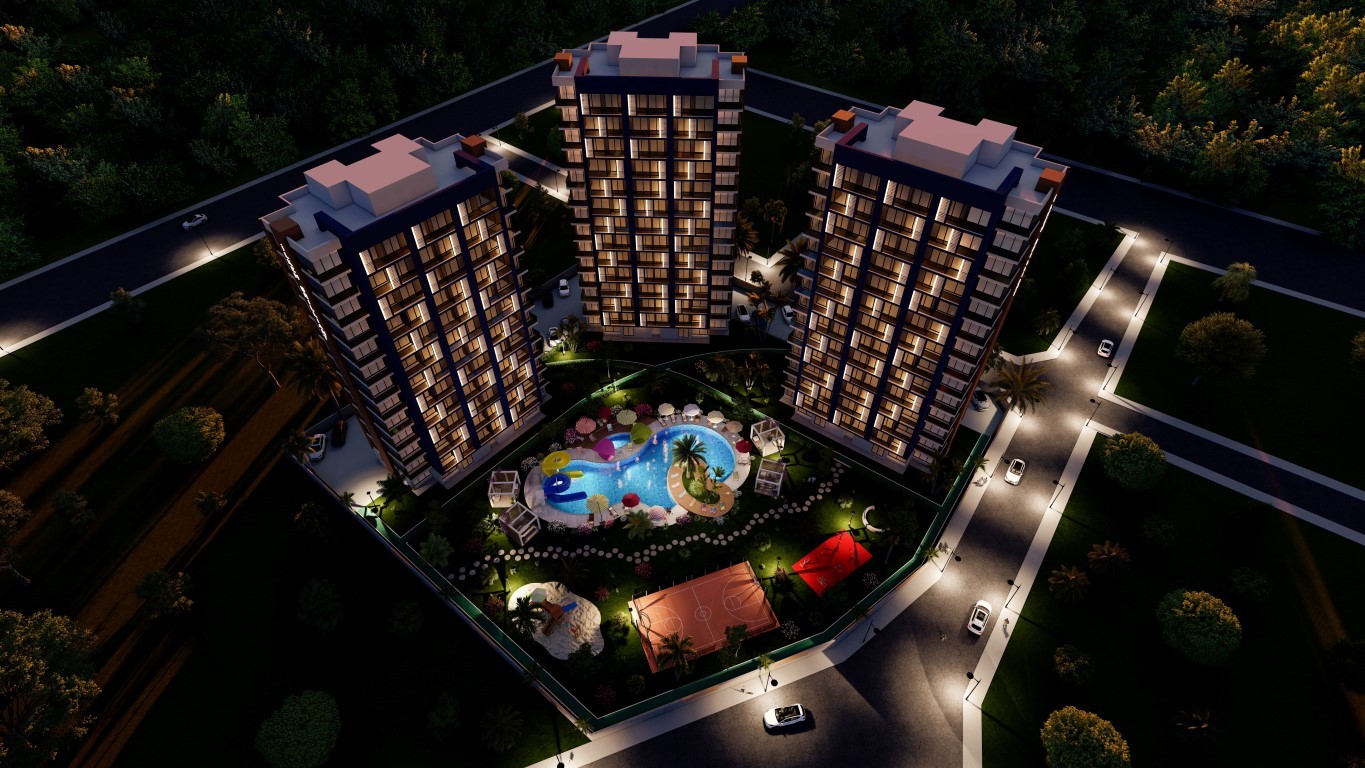 New residential complex in Mersin with 1+1 and 2+1 - Umbrella Group - Photo 2