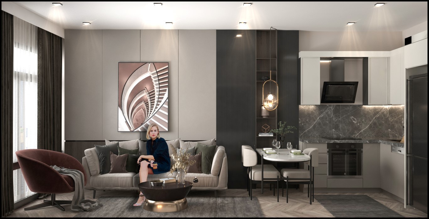 New residential complex in Mersin with 1+1 and 2+1 - Umbrella Group - Photo 12