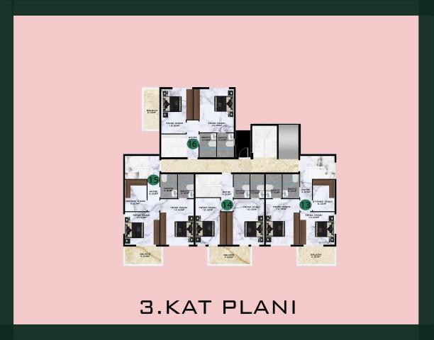 New house in the city of Gazipasa with various layouts - Umbrella Group - Photo 14