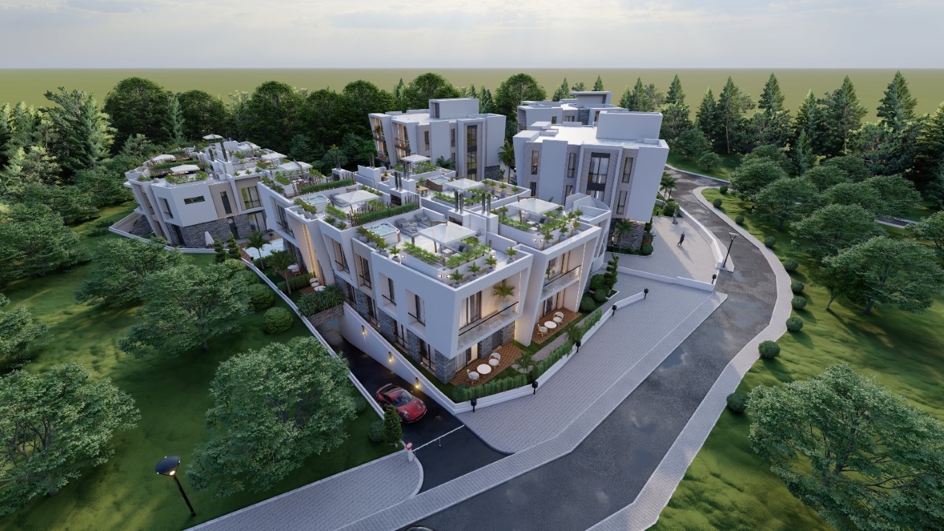 New project in Northern Cyprus 3 km from the sea, in the Kireni Mountains - Umbrella Group
