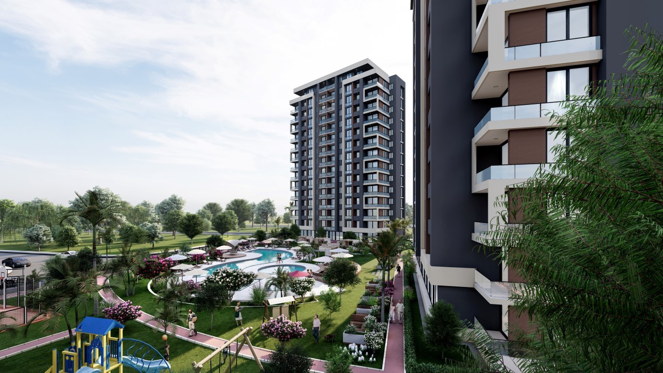 New project with diverse infrastructure in Tomyuk district, Mersin - Umbrella Group - Photo 3