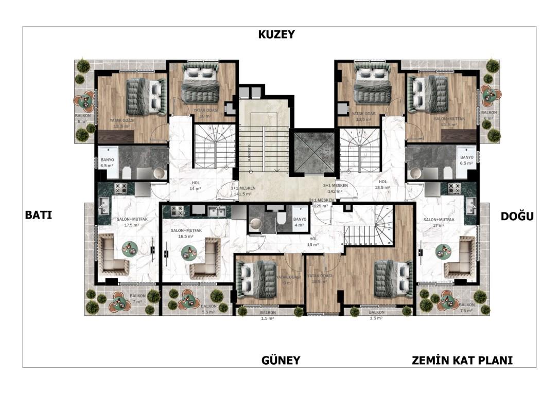 New cozy project in the center of Alanya 1200 meters from the beach of Cleopatra - Umbrella Group - Photo 18