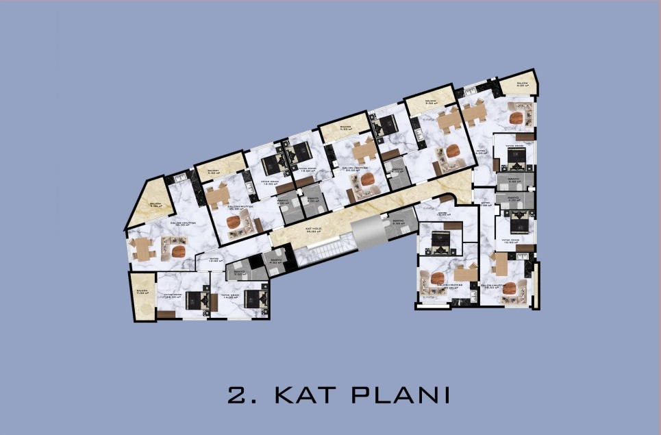 New residential project with commercial premises in Demirtaş district - Umbrella Group - Photo 28