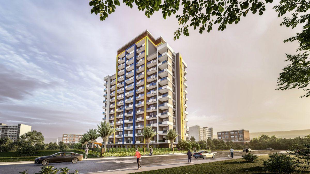 Modern residential complex under construction in Soli district, Mersin - Umbrella Group