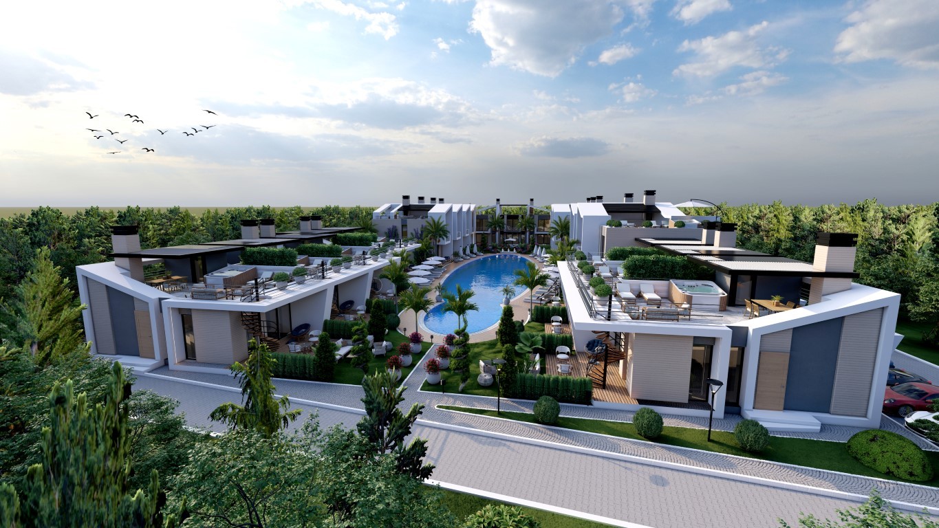 New project in Northern Cyprus, in the city of Lapta, apartments in 1+1, 2+1 - Umbrella Group - Photo 3