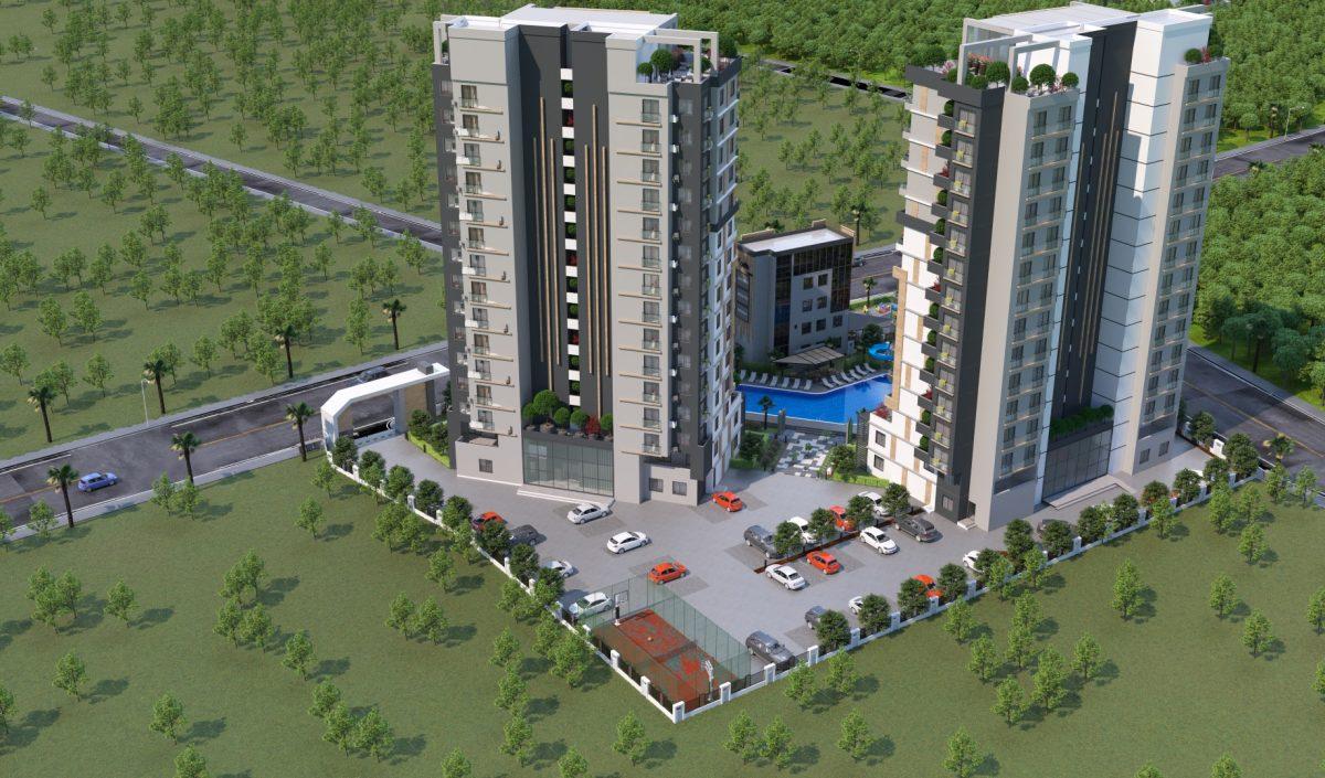 New residential complex in a quiet area of the city of Mersin, with plans 1+1, 2+1 and 3+1 - Umbrella Group - Photo 2