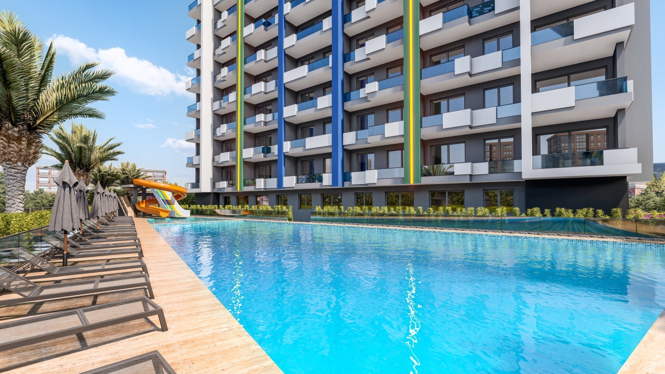 Modern residential complex under construction in Soli district, Mersin - Umbrella Group - Photo 11