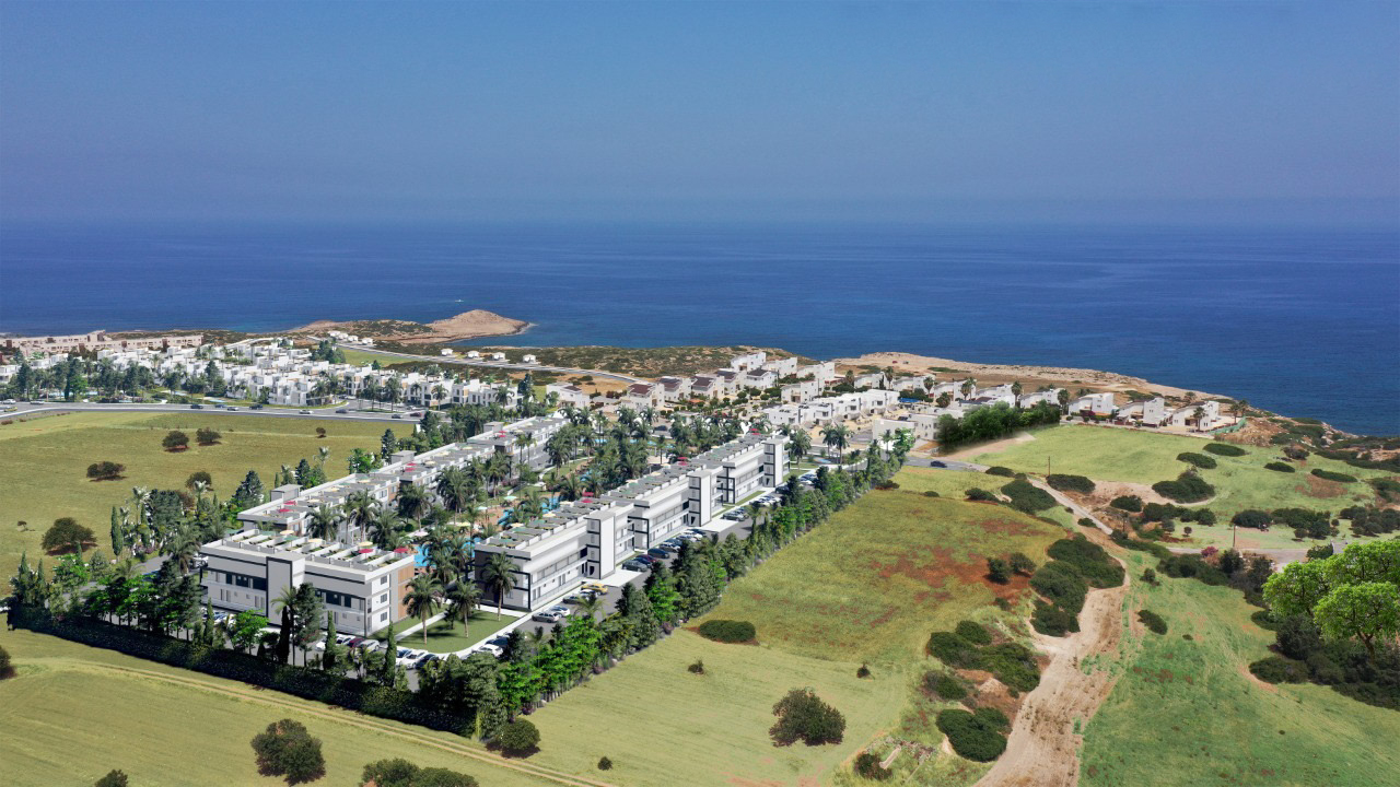 New modern residential complex in Northern Cyprus offering apartment and villa options - Umbrella Group