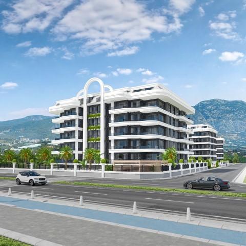 Luxury house by the sea in the Kestel area near the sea, apartments 1+1, 2+1, 3+1 and 4+1 - Umbrella Group