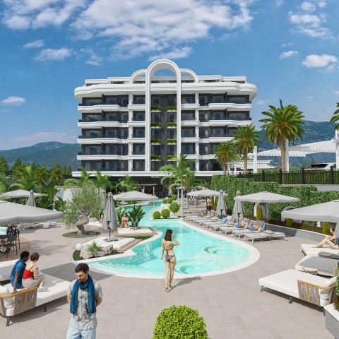 Luxury house by the sea in the Kestel area near the sea, apartments 1+1, 2+1, 3+1 and 4+1 - Umbrella Group - Photo 14