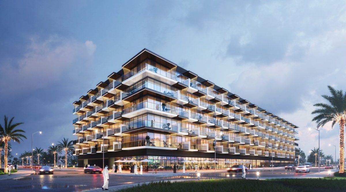 Modern five-storey residential complex Binghatti Crescent, Dubai - Umbrella Group
