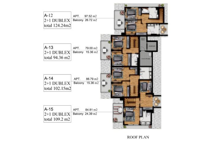 Apartments 1+1, 2+1 in Alanya, Oba district - Umbrella Group - Photo 12