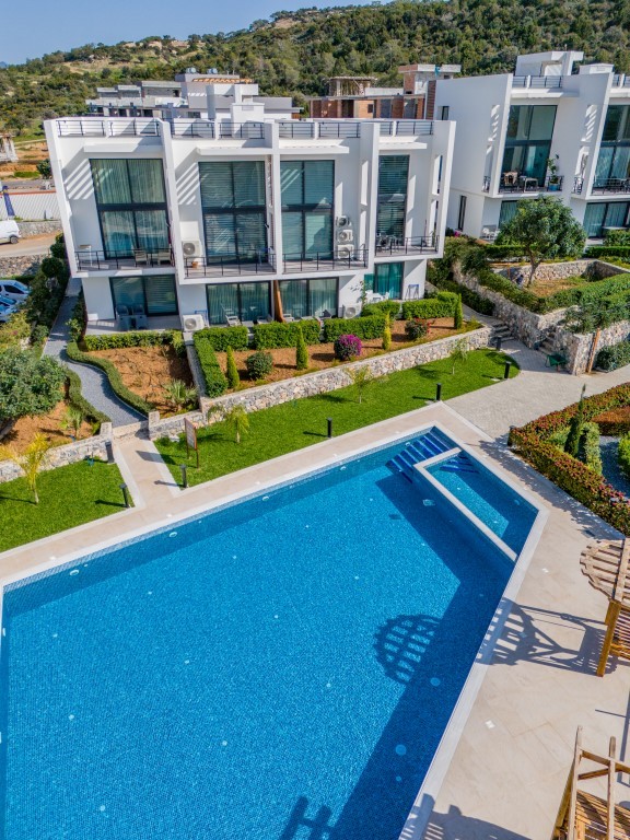 Project of a modern residential complex in Northern Cyprus in the area of Esentepe, apartment layout 2+1 - Umbrella Group - Photo 9