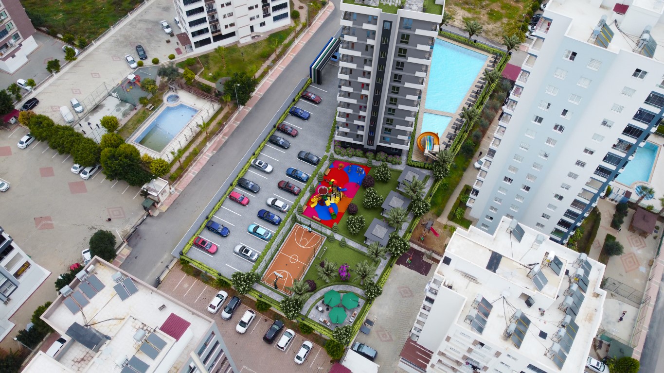Modern residential complex under construction in Soli district, Mersin - Umbrella Group - Photo 8