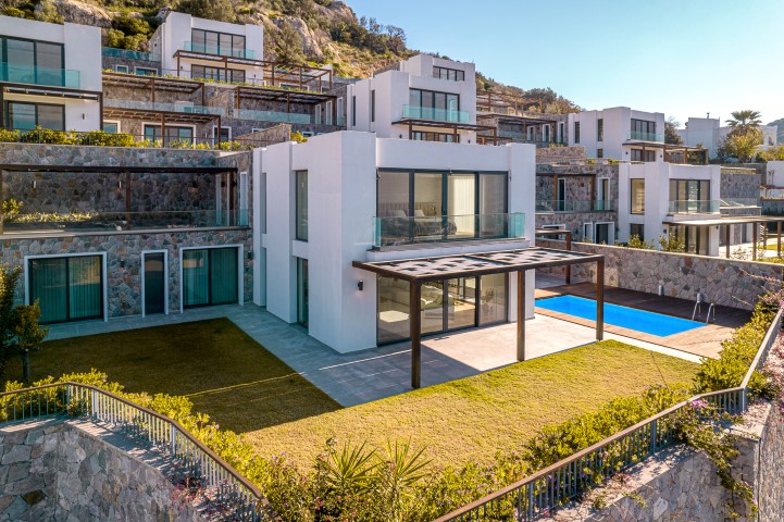New complex of villas in Bodrum, with panoramic views of the sea and mountains - Umbrella Group - Photo 9