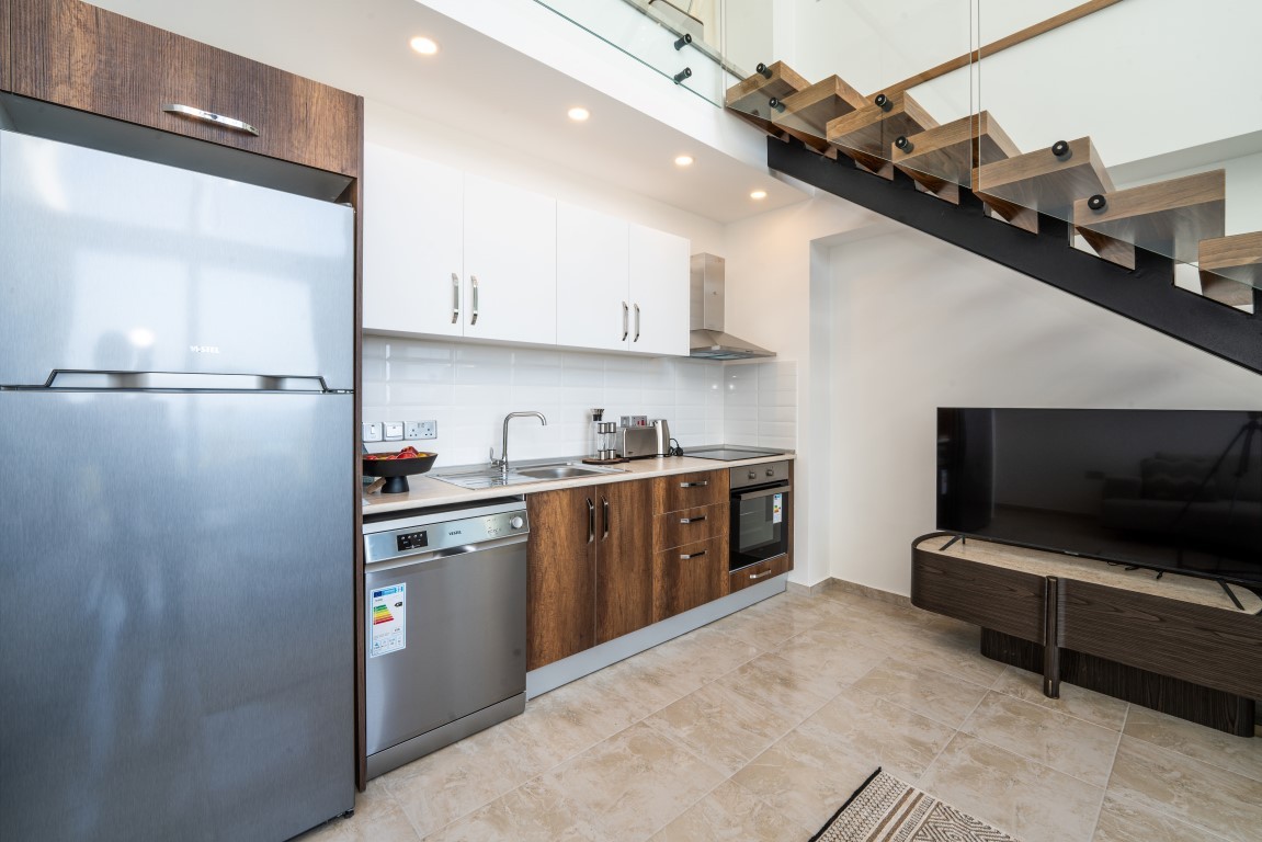 Project of a modern residential complex in Northern Cyprus in the area of Esentepe, apartment layout 2+1 - Umbrella Group - Photo 14