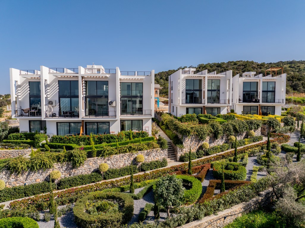 Project of a modern residential complex in Northern Cyprus in the area of Esentepe, apartment layout 2+1 - Umbrella Group - Photo 5